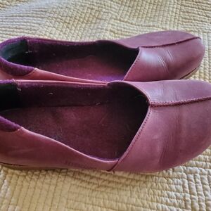 Stegman Purple Leather Women's Shoes